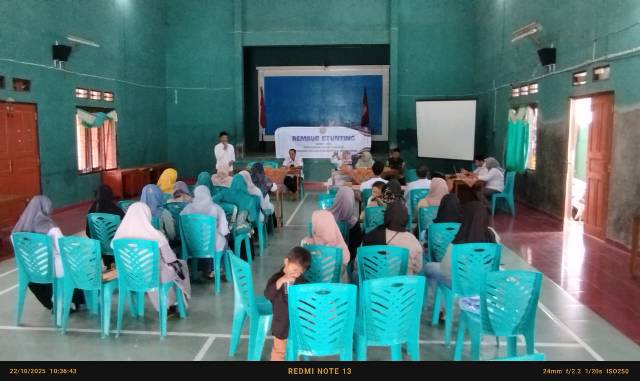 Rembug Stunting di Desa Timbang